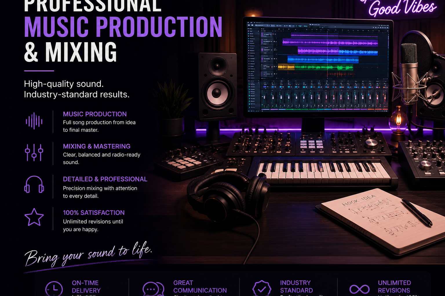 Professional Music Production & Mixing